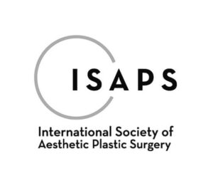 Logo of the prestigious International Society of Aesthetic Plastic Surgery